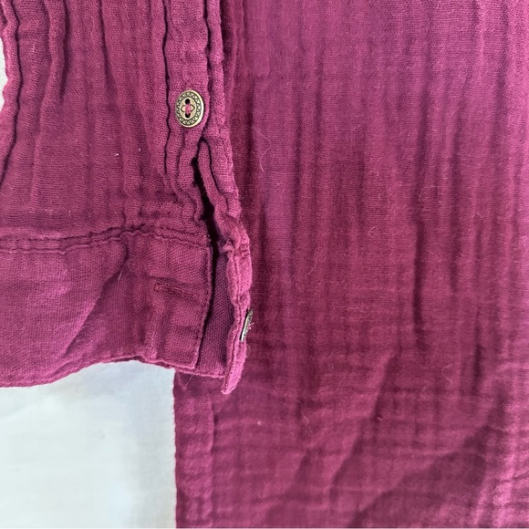 Free People Gauze Button Down Dress Tunic S - Picture 5 of 6